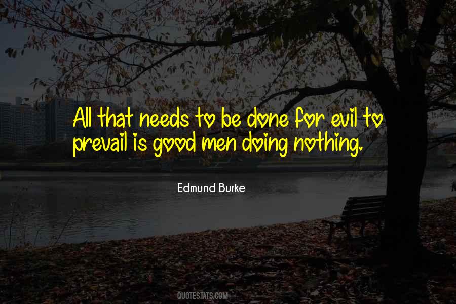 Evil Prevail Quotes #1461233