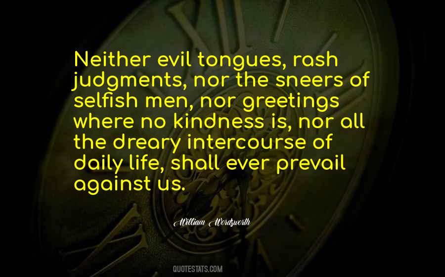 Evil Prevail Quotes #1814533