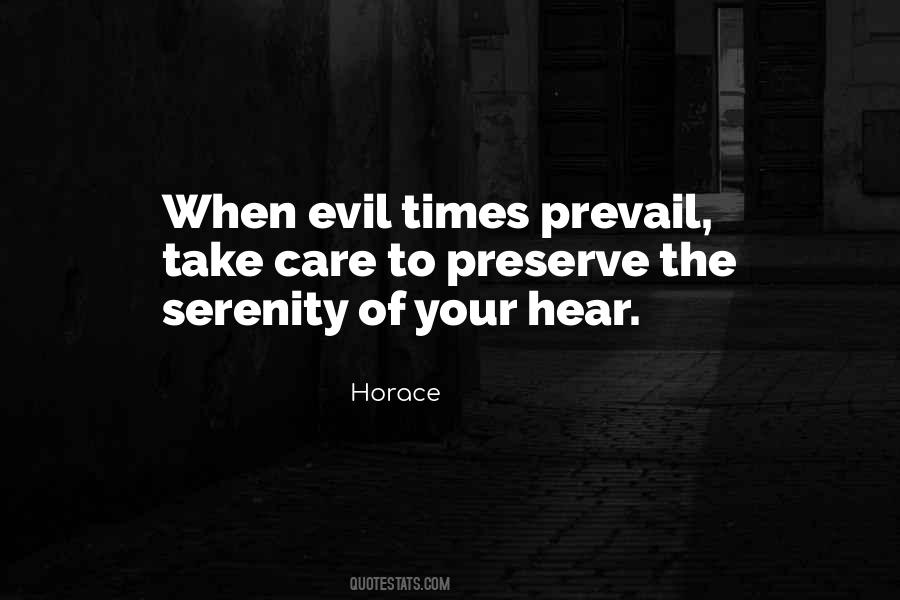 Evil Prevail Quotes #755304