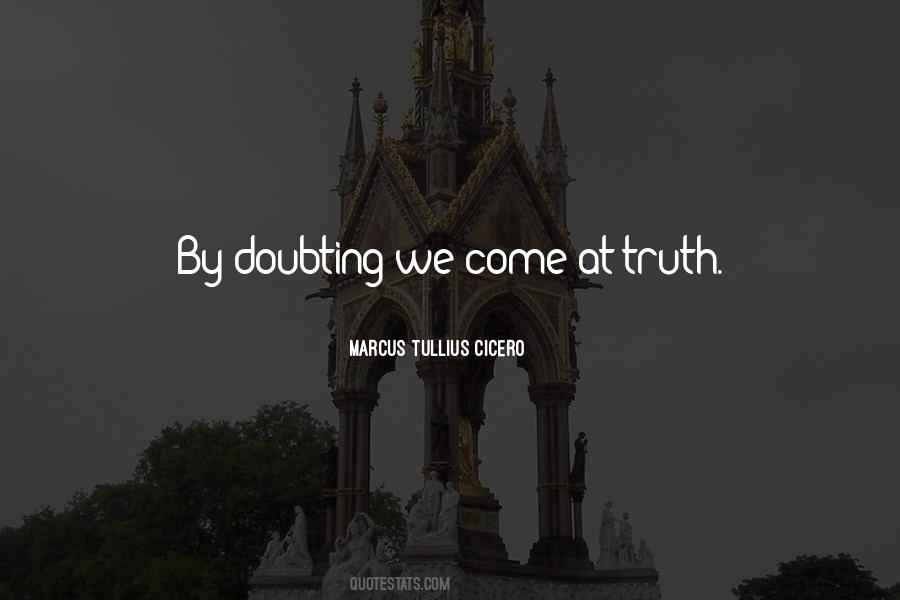 Quotes About Doubting Life #265365