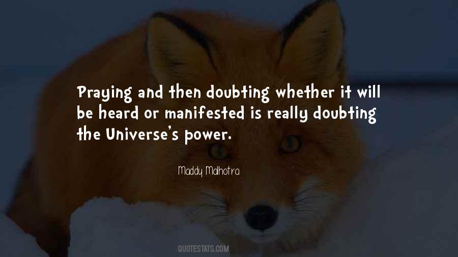 Quotes About Doubting Life #288563