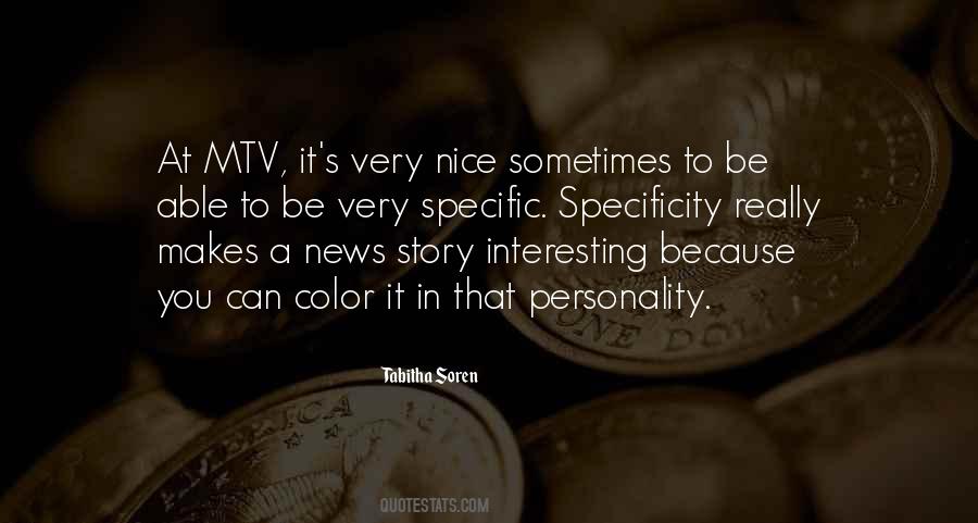 Quotes About Mtv #213718