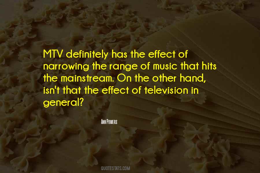 Quotes About Mtv #527311
