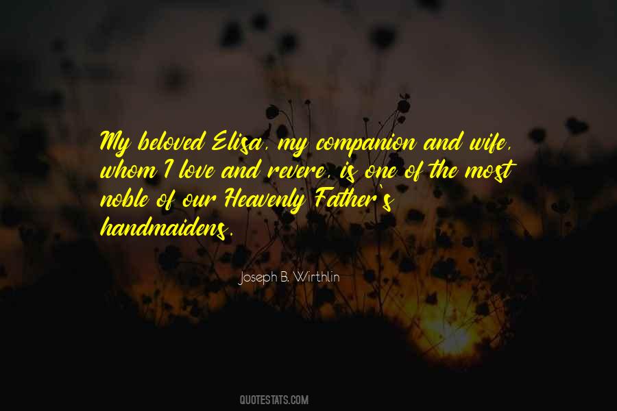 Quotes About Beloved Wife #1372147