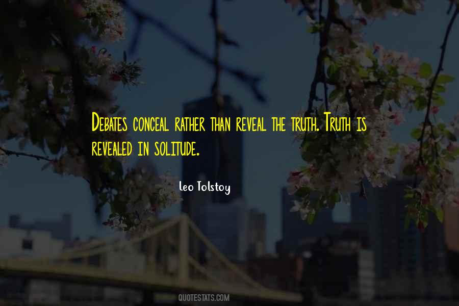 Reveal And Conceal Quotes #1177373