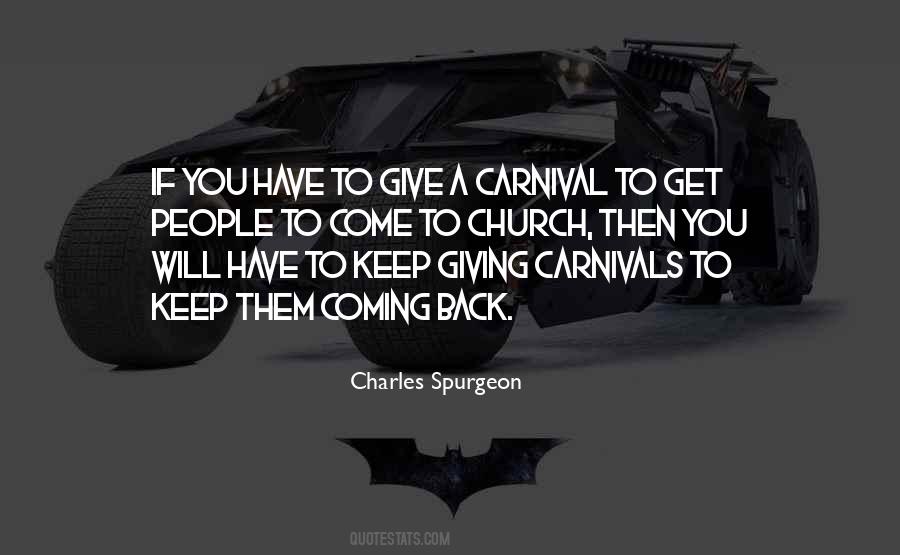 Quotes About Carnivals #1450484