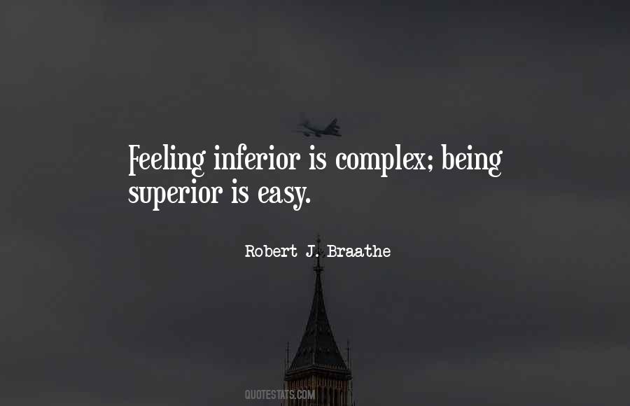 Feeling Superior Quotes #121671
