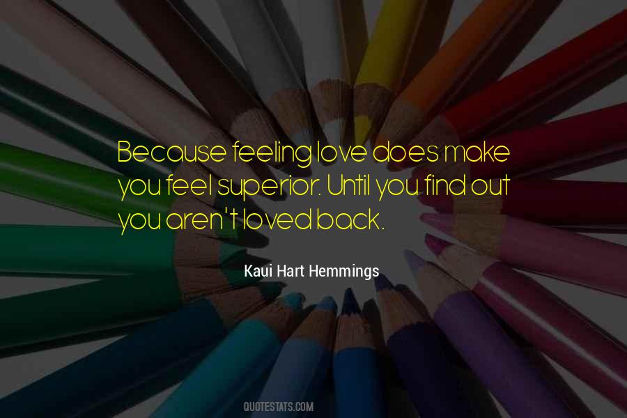 Feeling Superior Quotes #1671326