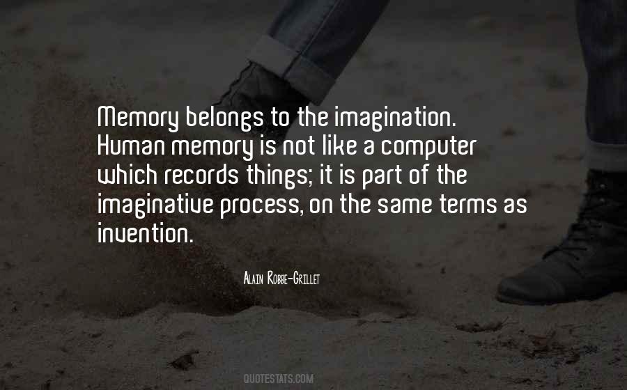 Human Imagination Quotes #47700