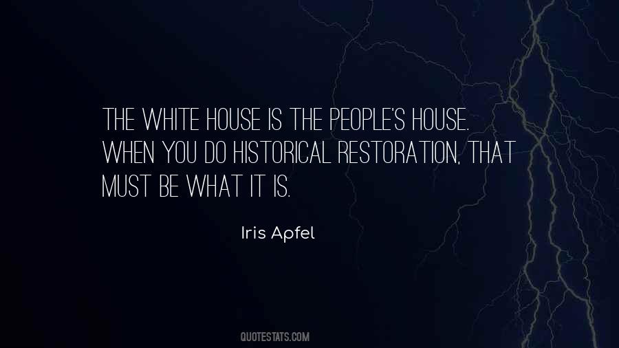 Historical Restoration Quotes #667799