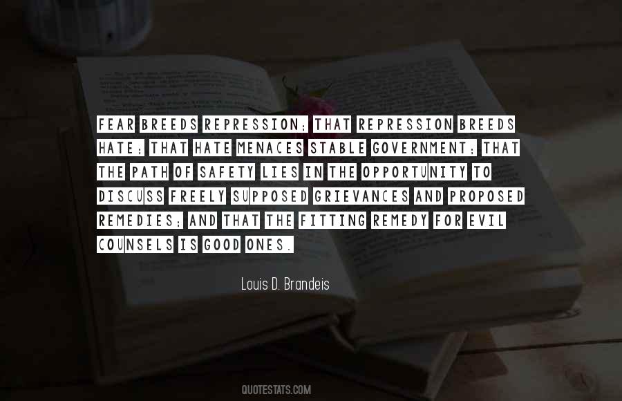 Quotes About Hate Breeds Hate #293882
