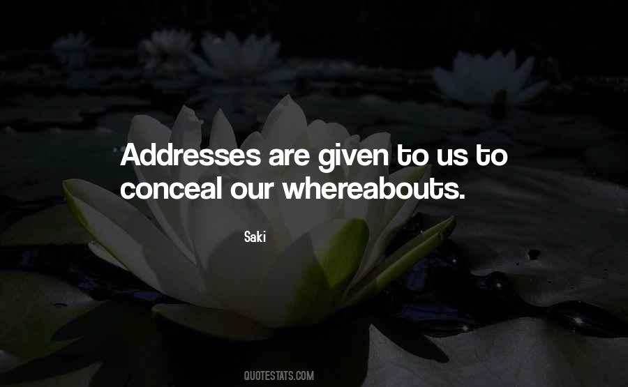 Quotes About Whereabouts #1679461