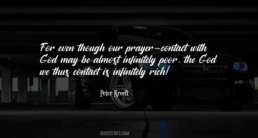 Contact With God Quotes #1295159