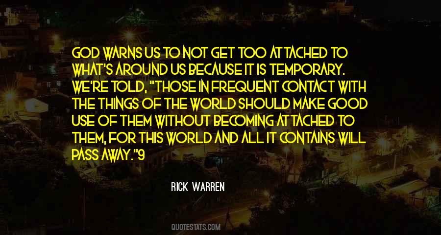 Contact With God Quotes #1344732