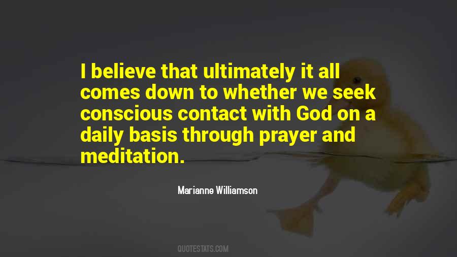 Contact With God Quotes #1825346