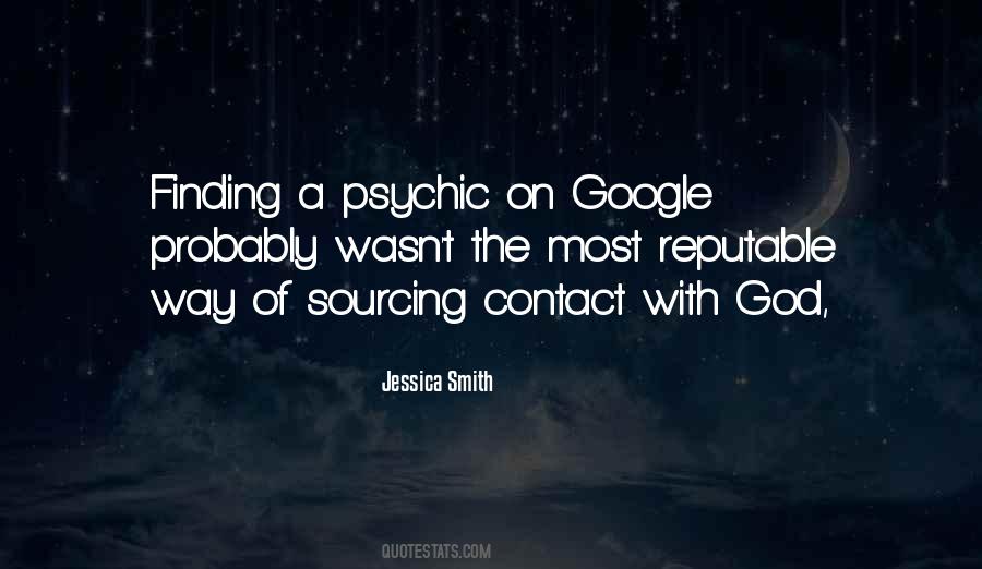 Contact With God Quotes #590405