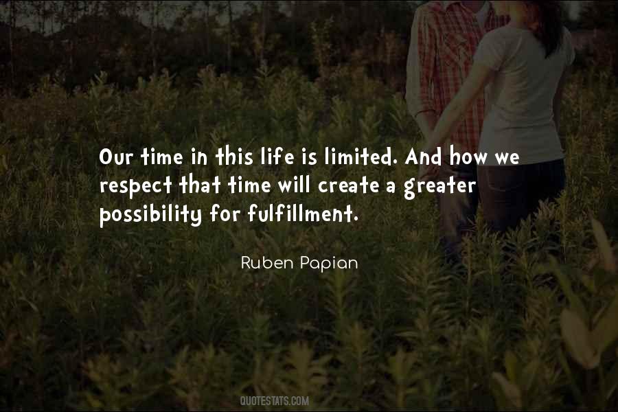 Time Fulfillment Quotes #1727819