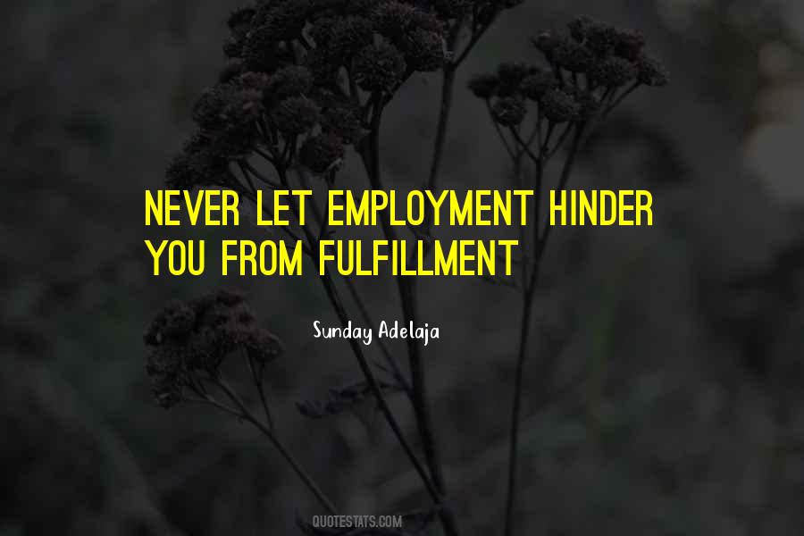 Time Fulfillment Quotes #464452