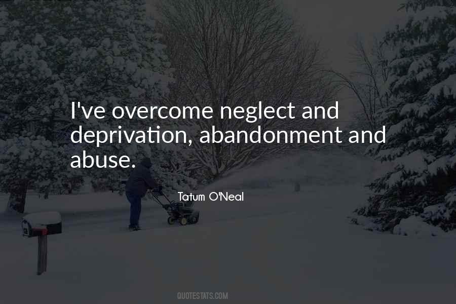 Quotes About Deprivation #147862