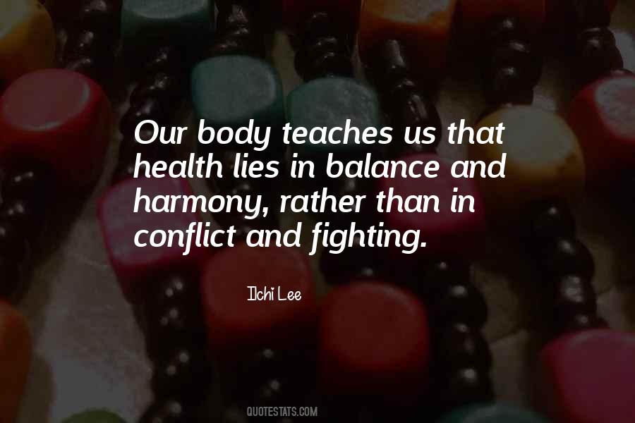 Quotes About Balance And Harmony #1541284