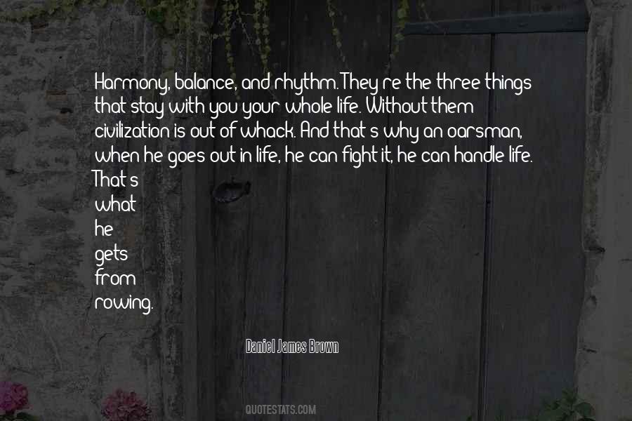 Quotes About Balance And Harmony #1622870