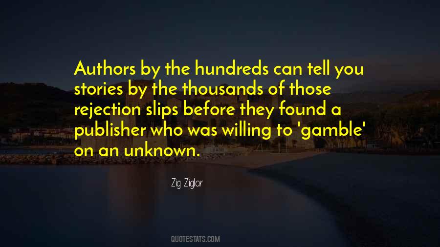Quotes About Unknown Authors #1576397