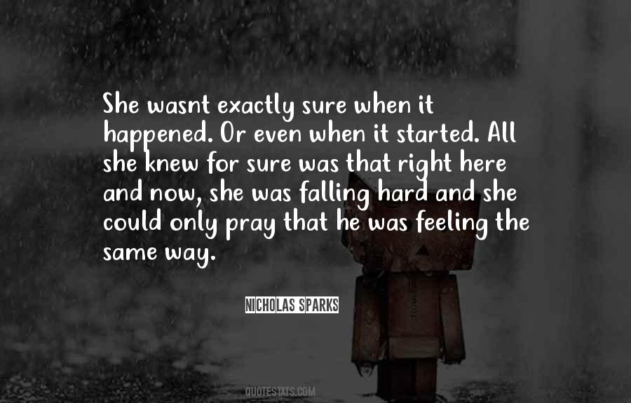 Quotes About Falling In Love Hard #862290