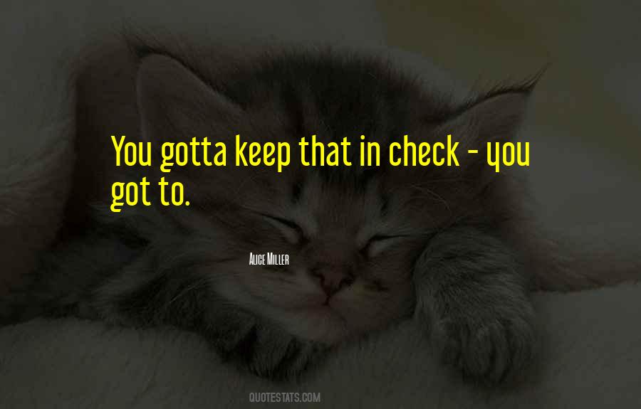 Quotes About Checks #446631