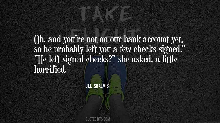 Quotes About Checks #470532
