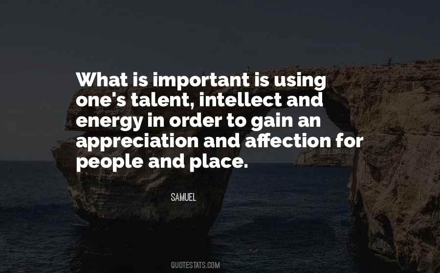 Quotes About An Important Place #1361254