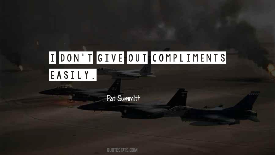 Quotes About Compliments #1307801