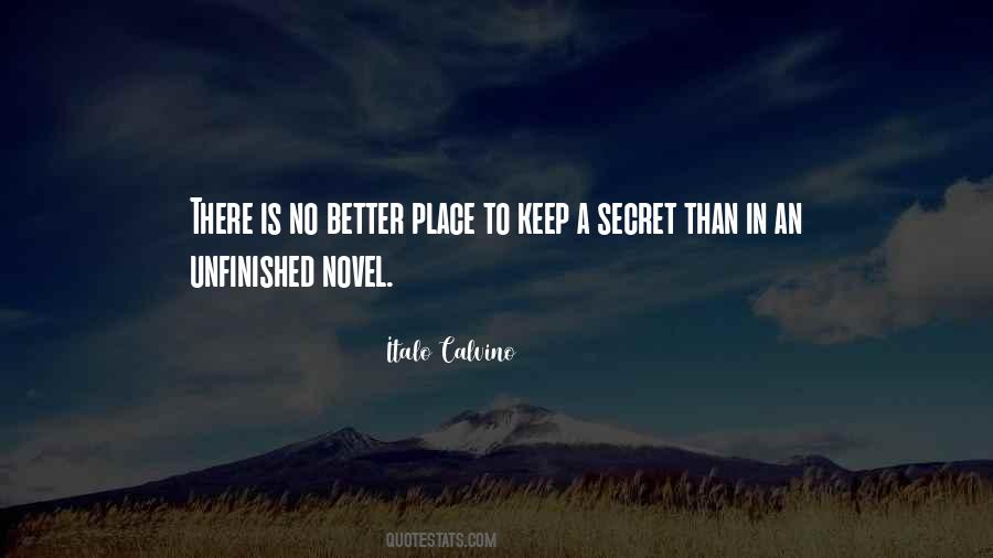 Quotes About A Secret Place #1735060