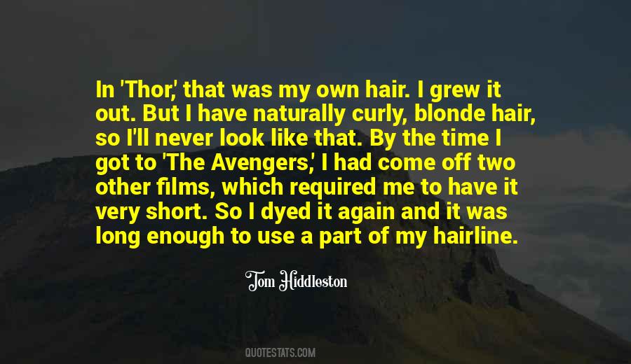 Quotes About Long Hair To Short Hair #324557