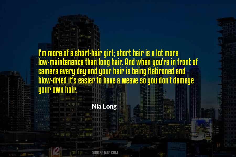 Quotes About Long Hair To Short Hair #516959