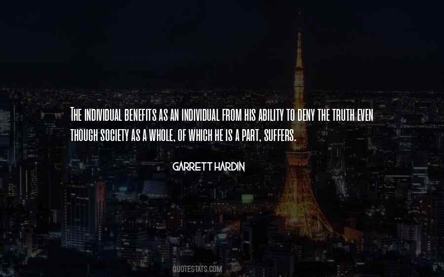 Society Individualism Quotes #1499442