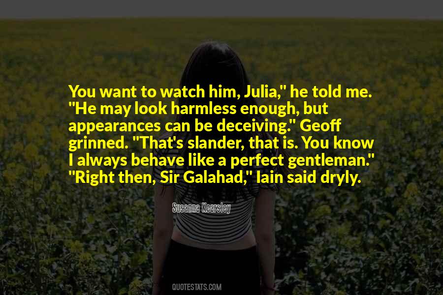 Quotes About Galahad #99217