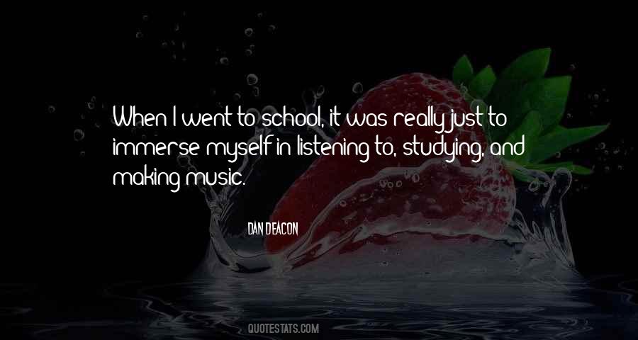 Quotes About Listening To Music While Studying #1627143