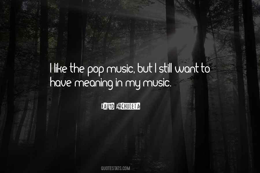 Quotes About Pop Music #947488