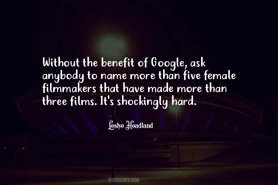 Female Filmmakers Quotes #1368888