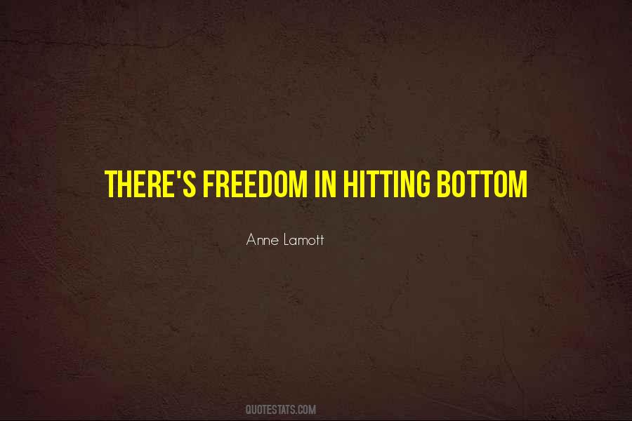 Quotes About Hitting Bottom #1273463