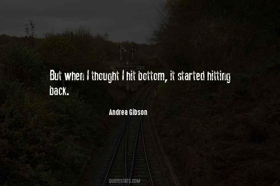 Quotes About Hitting Bottom #872598