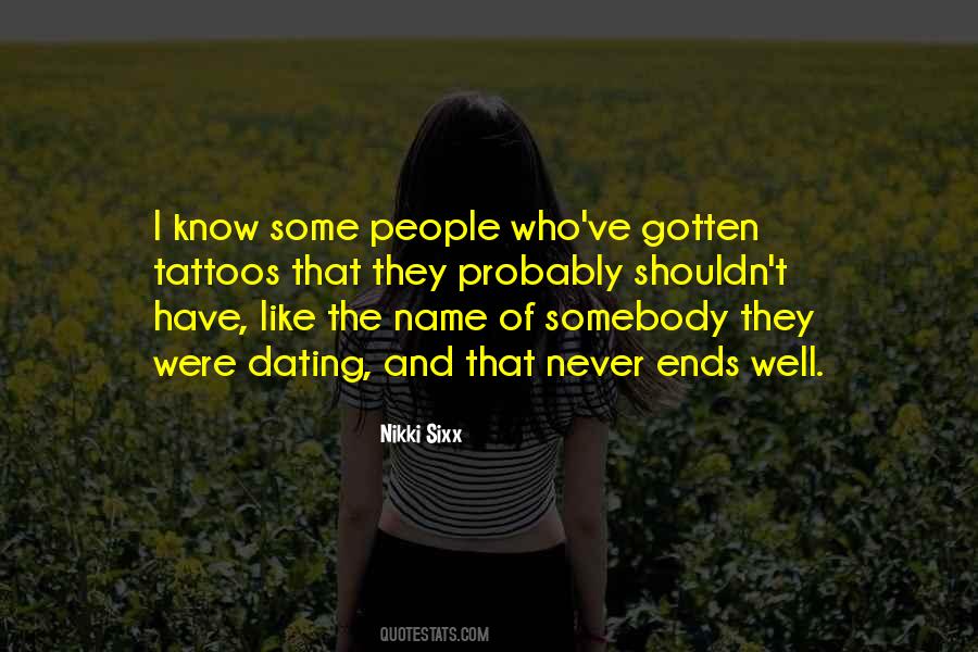 Quotes About Name Tattoos #789867