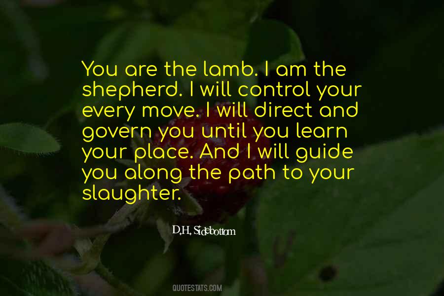 Quotes About Lamb To The Slaughter #1112836