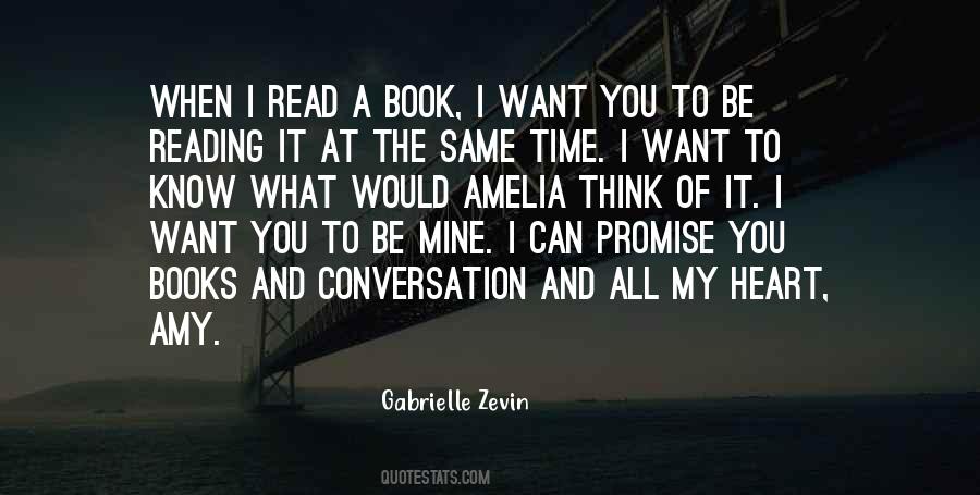 Quotes About I Want You To Be Mine #94893