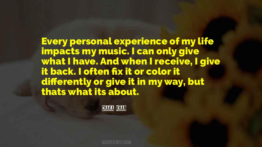 Quotes About Impact Of Music #740530