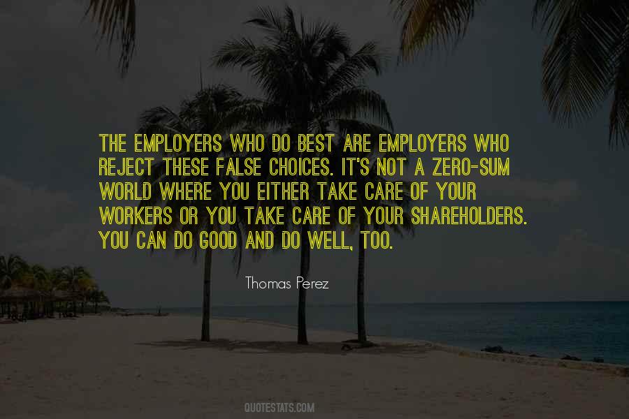Quotes About Good Workers #1413717