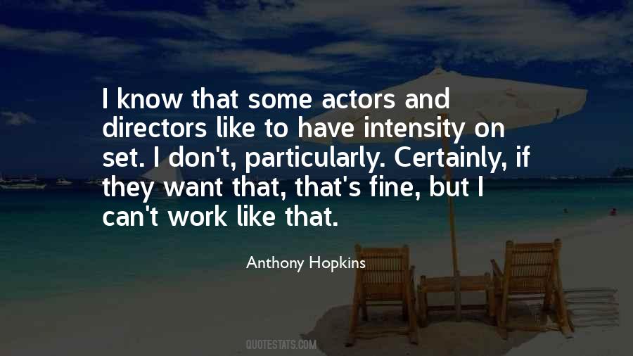 Quotes About Actors And Directors #622396