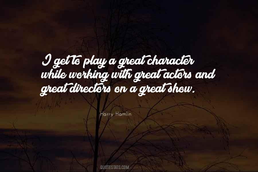 Quotes About Actors And Directors #709004