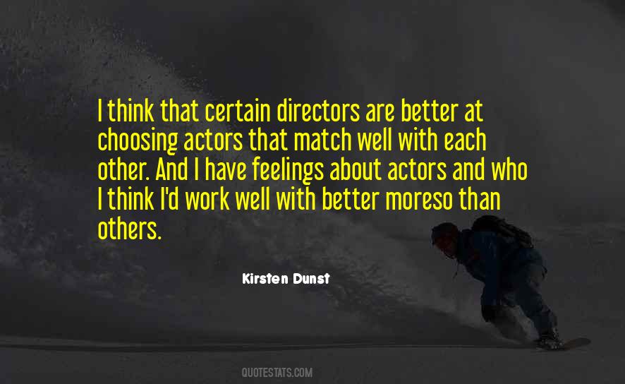 Quotes About Actors And Directors #714691