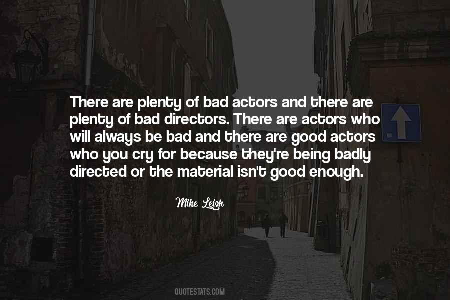 Quotes About Actors And Directors #992460